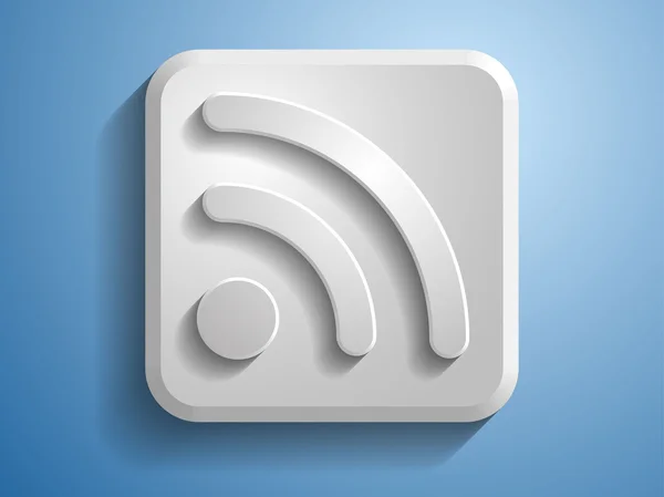 3D ilustracja ikonkę wifi — Zdjęcie stockowe
