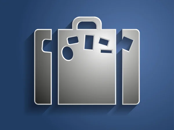 3d illustration of bag icon — Stock Photo, Image