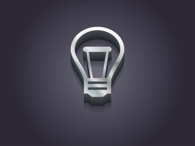 3d illustration of idea icon