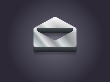 3d illustration of mail icon