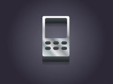 cep telefonu simgesini 3D çizimi