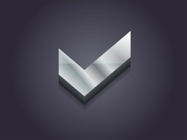 3d illustration of check box icon
