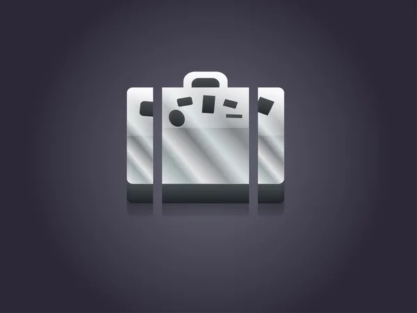 3d illustration of bag icon — 图库照片