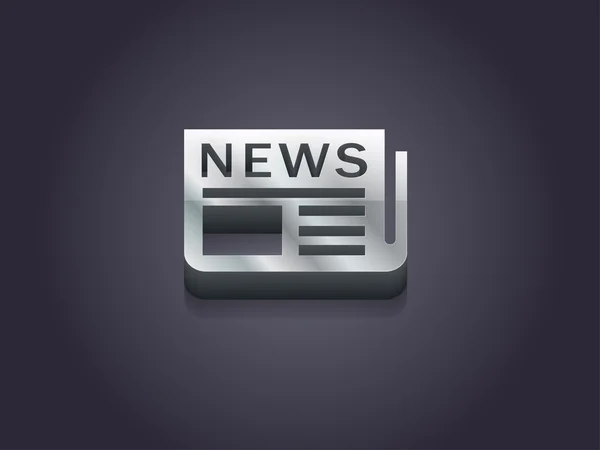 3d illustration of news icon — Stok fotoğraf