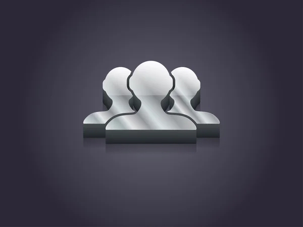 3d illustration of team icon — Stok fotoğraf