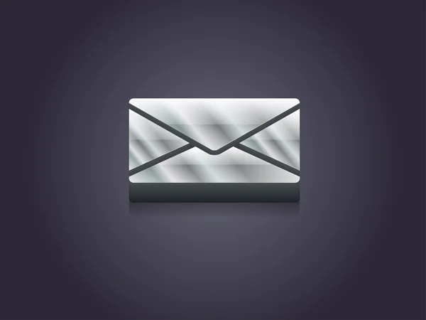 3d иллюстрация иконки почты — стоковое фото