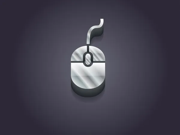 3d illustration of a mouse icon — 图库照片