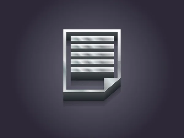 3d illustration of notes icon — Stock Photo, Image