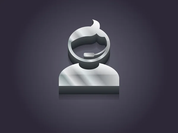 3d illustration of support icon — Stock Photo, Image