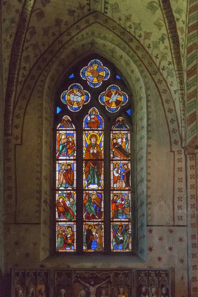 Швеция Сигтуна Мая 2019 Года Вид Церковь Святой Марии Мариакыркан — стоковое фото