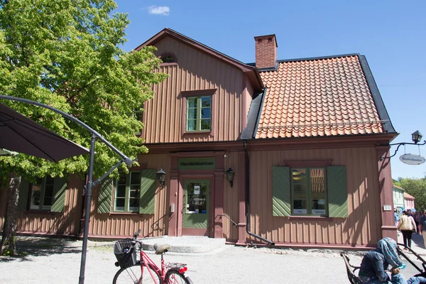 2018 Sweden Sigtuna May 2019 See View Handelsbanken Old Building — 스톡 사진