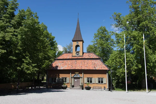 Szwecja Sigtuna Maja 2019 Widok Zewnątrz Ratusza Sigtuna Słoneczny Dzień — Zdjęcie stockowe