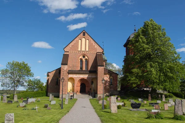 Sweden Sigtuna May 2019 Exterior View Skokloster Church Sunny Day — Stock Photo, Image