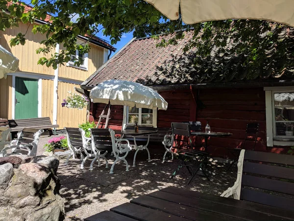 Suecia Sigtuna Mayo 2019 Vista Del Patio Interior Del Tante — Foto de Stock