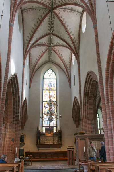 瑞典乌普萨拉 2019年4月19日 2019年4月19日在瑞典乌普萨拉乌普萨拉大教堂的内部景观 — 图库照片