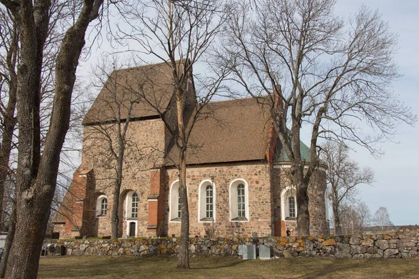 Σουηδία Ουψάλα Απριλίου 2019 Εξωτερική Άποψη Της Εκκλησίας Της Gamla — Φωτογραφία Αρχείου