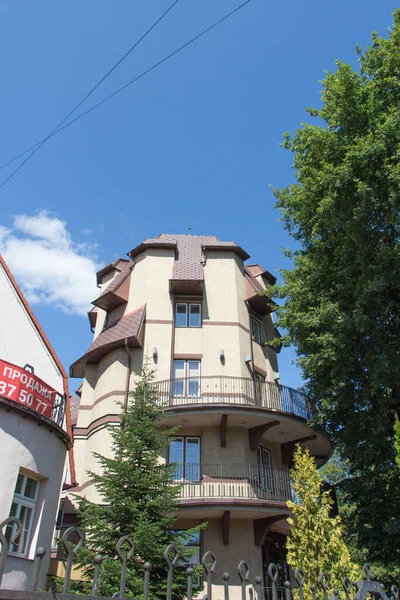 Kaliningrad ロシア 7月31 2019 ロシアのKaliningrad で7月31日にAmalianau地区の建物の外観 — ストック写真