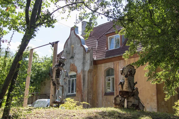 Kaliningrad Rusland Juli 2019 Uitzicht Villa Mel District Amalienau Juli — Stockfoto