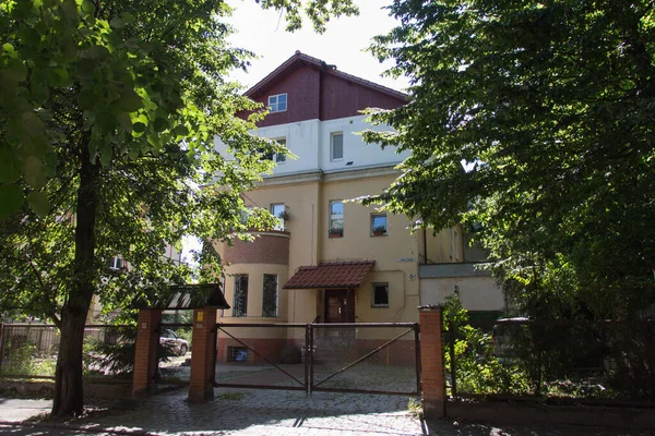 Kaliningrad Russia July 2019 Exterior View Residential Building Amalienau District — Stock Photo, Image