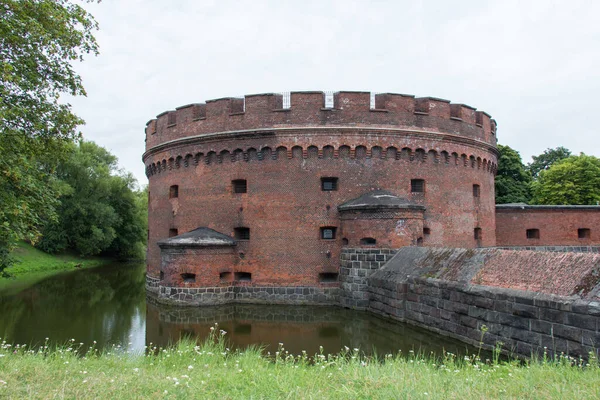 Kaliningrad Russia August 2019 Exterior View Amber Museum Fortification Bastion — Foto de Stock