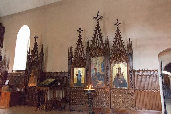 Kaliningrad Russia August 2019 Interior View Saint Nicholas Orthodox Convent — стокове фото