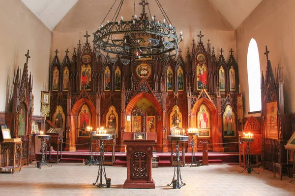 Kaliningrad Russia August 2019 Interior View Saint Nicholas Orthodox Convent — 스톡 사진