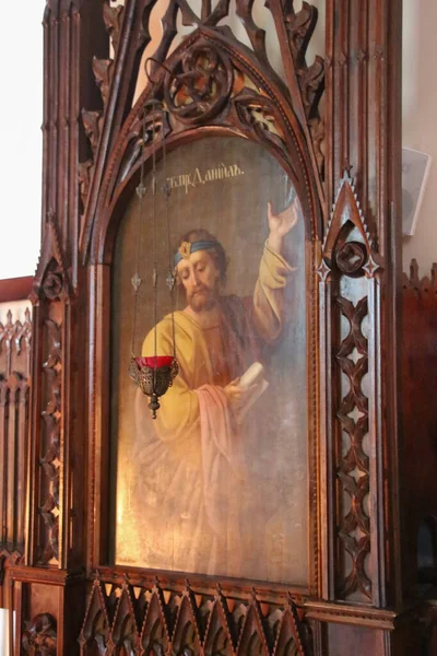 Kaliningrad Russia August 2019 Interior View Saint Nicholas Orthodox Convent — Stock Photo, Image