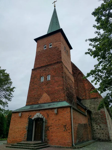 Kaliningrad Russia August 2019 Exterior View Church Saint Nicholas Orthodox — Stock Fotó