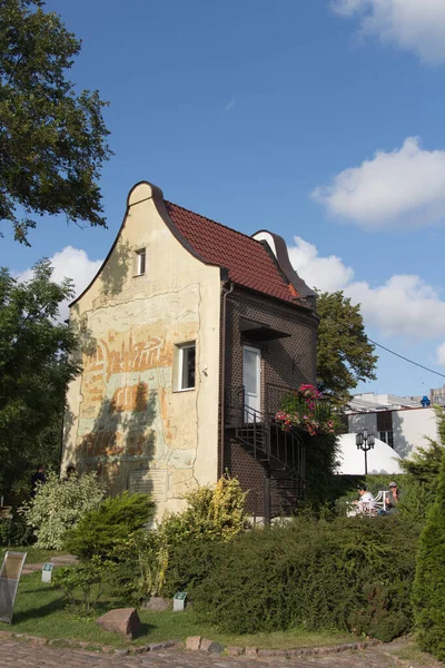 Kaliningrad Russia August 2019 Exterior View Former Drawbridge Control Tower — Zdjęcie stockowe