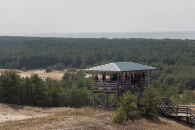 The view of Epha Height at Curonian Spit, Kaliningrad Oblast, Russia.
