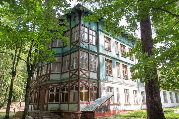 Svetlogorsk Rusland Augustus 2019 Buitenaanzicht Van Pension Waldschloss Augustus 2019 — Stockfoto