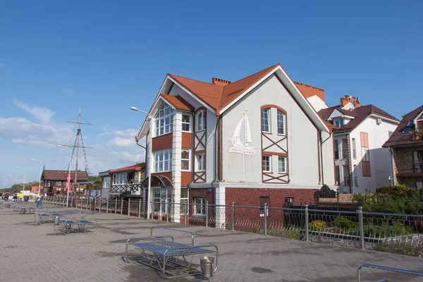 Zelenogradsk Rusland Augustus 2019 Het Uitzicht Van Guest House 20Th — Stockfoto