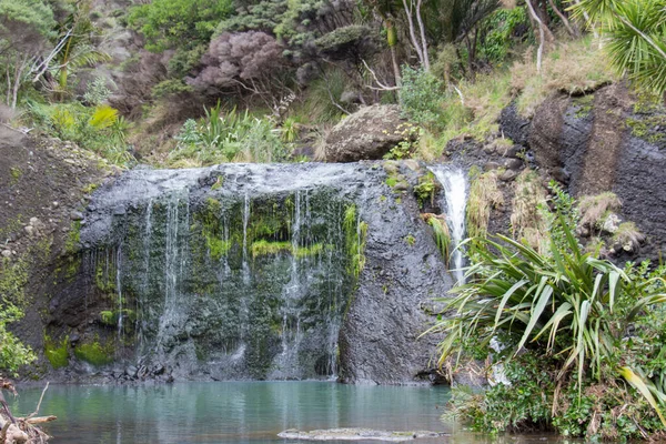 Het Uitzicht Wainamu Watervallen Nieuw Zeeland — Stockfoto