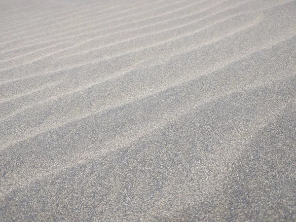 Nahaufnahme Von Sanddünen Mit Wüste Textur Und Sand — Stockfoto