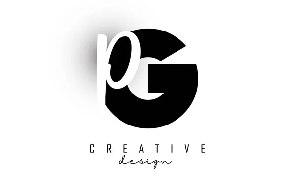 Levelek Logo Minimalista Design Betűk Geometriai Kézírásos Tipográfiával — Stock Vector