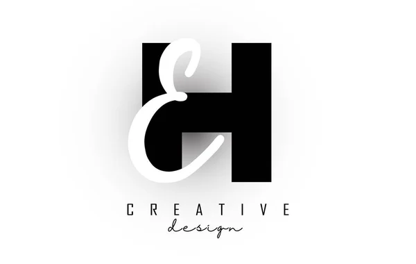 Minimalist Tasarımlı Bir Logo Geometrik Yazısı Tipografili Harfleri — Stok Vektör