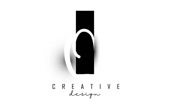 Cartas Logo Com Design Minimalista Cartas Com Tipografia Geométrica Manuscrita — Vetor de Stock