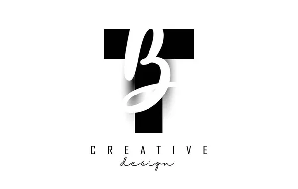 Letras Logo Com Design Minimalista Letras Com Tipografia Geométrica Manuscrita — Vetor de Stock