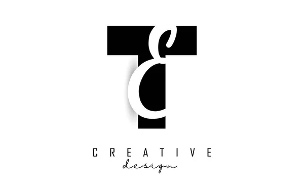 Letters Logo Con Diseño Minimalista Letras Con Tipografía Geométrica Manuscrita — Vector de stock