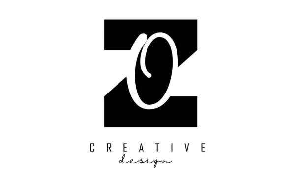 Logo Minimalistickým Designem Písmena Geometrickou Ručně Psanou Typografií — Stockový vektor
