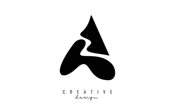 Векторна Ілюстрація Абстрактної Літери Концептуальний Дизайн Логотипу Компанії Значок Ярлик — стоковий вектор