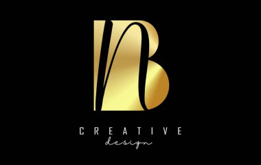 Minimalist tasarımı ve negatif alanı olan BN Logosu. Geometrik ve el yazısı tipografili B ve N harfleri.