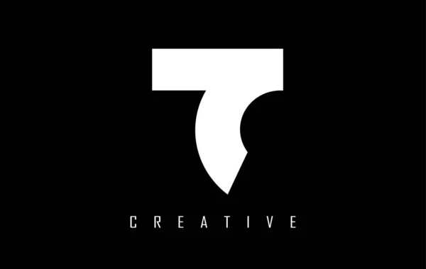 Letter Logo Creative Shapes Geometric Design — Stock Vector