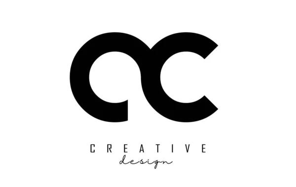 Small Letters Logo Minimalist Design Letters Elegant Simple Two Letters — Stockvector