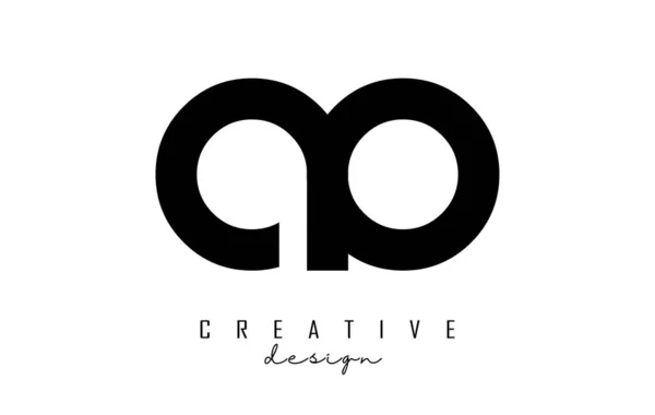 Small Letters Logo Minimalist Design Letters Elegant Simple Two Letters — Image vectorielle