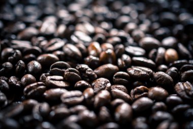 Kavrulmuş kahve çekirdeği.