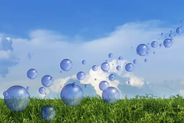 Spring fresh bubbles — Stock Photo, Image