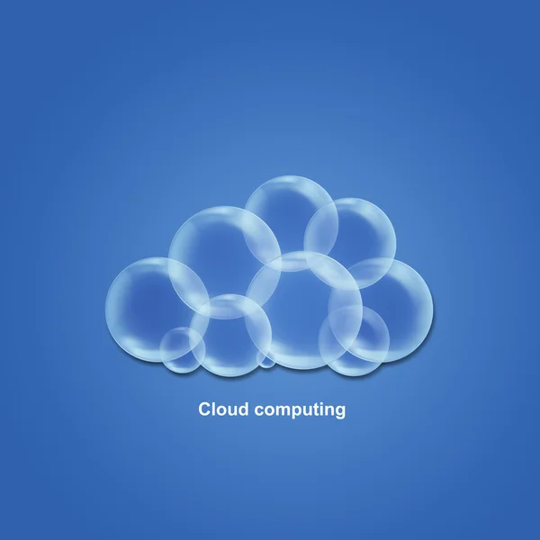 Computación en nube — Foto de Stock