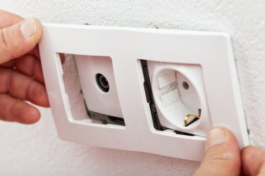 bir elektrikli duvar demirbaş Bakımı