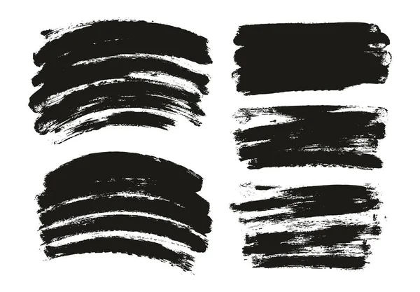 Sponge Thin Artist Pinsel Long Curved Background Mix High Detail — Stockvektor